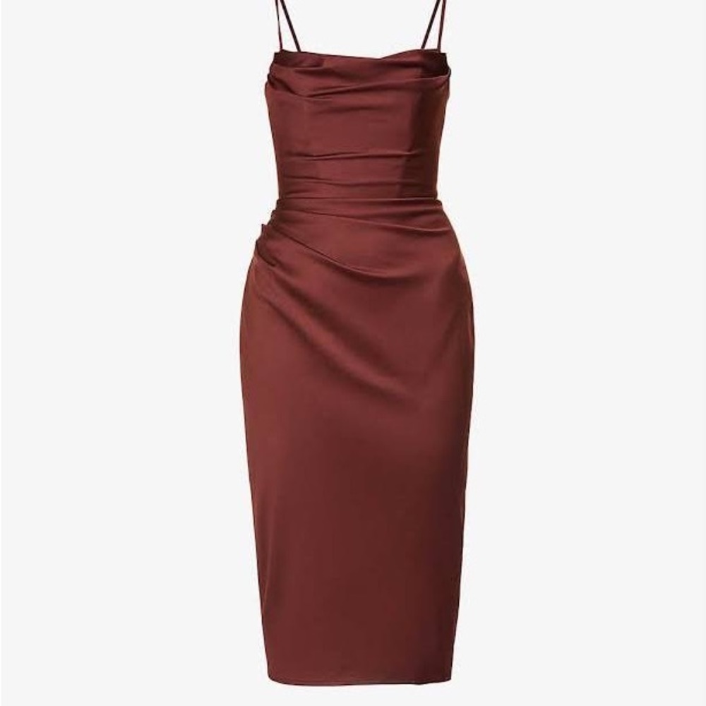 Brand New House of CB Anja Satin Dress